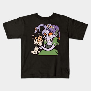 Medusa feeds her hair Kids T-Shirt